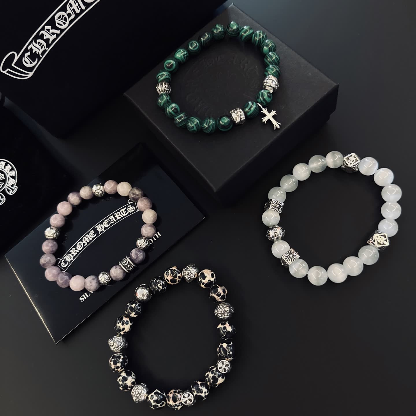 Chrome Hearts Beaded Bracelets Set